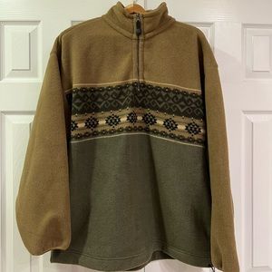 Men’s Fieldmaster 1/4 Zip Fleece Sweater, Size Large